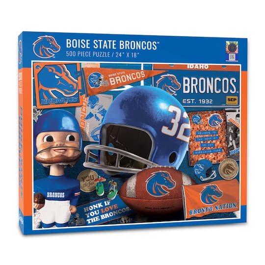 College Team Retro Series 500 Piece Puzzle By Youthefan in Boise State Broncos | 18" x 24" | Michaels®